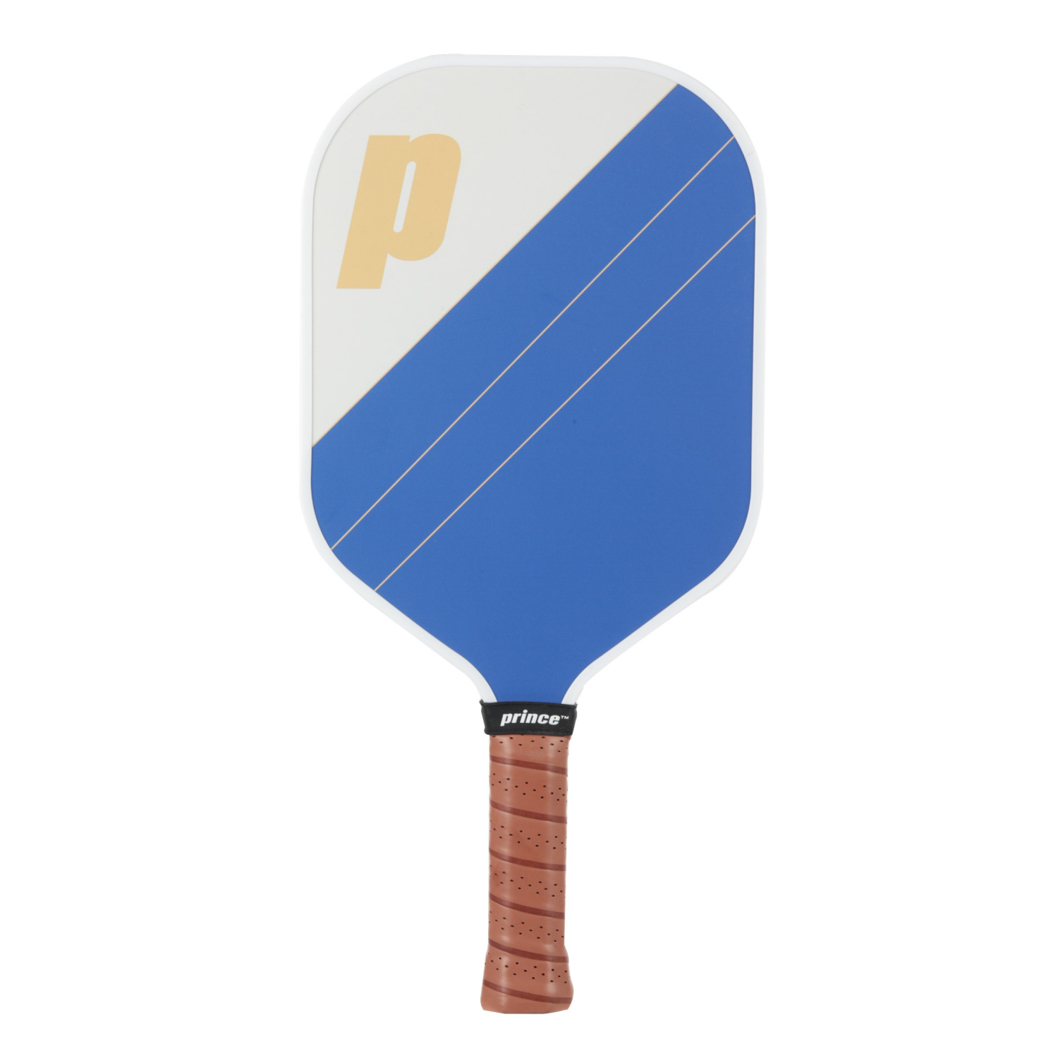 slide 1 of 1, Prince Pickleball Paddle 13mm Fiberglass - Navy/tan, 1 ct