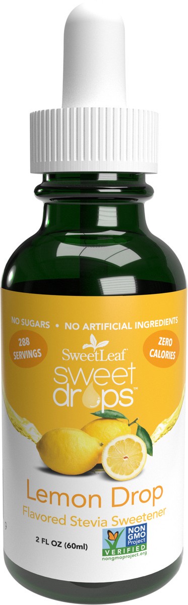 slide 3 of 5, SweetLeaf Sweet Drops Lemon Drop Flavored Stevia Sweetener 2 fl oz, 2 fl oz