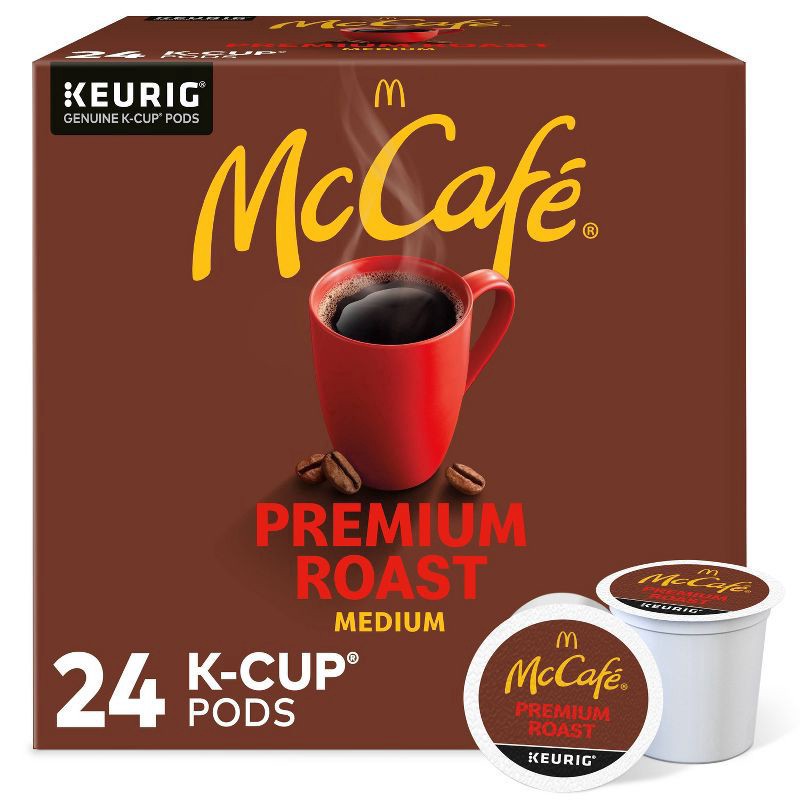 slide 1 of 11, McCafé Premium Roast Coffee Keurig K-Cup Pods, 24 ct; 8.3 oz
