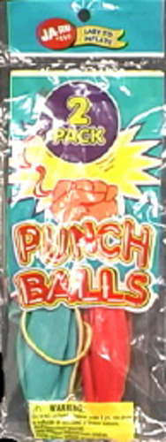 slide 1 of 1, Ja-Ru Inc. Punch Balloons, 2 ct