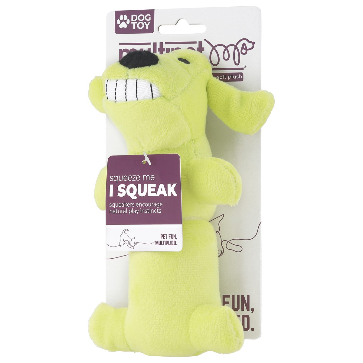 slide 4 of 4, MultiPet Loofa Dog Dog Toy 1 Each, 1 ct