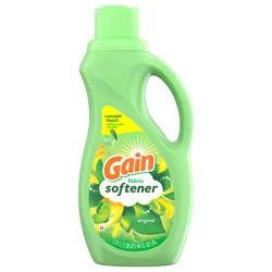 Gain Liquid Fabric Softener, Original Scent, 44 FL OZ LIQ., 60 Loads, Smooth Touch - softness you can feel