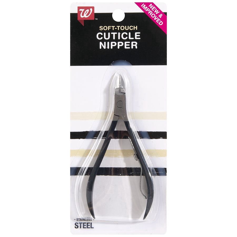 slide 1 of 3, Walgreens Soft-Touch Cuticle Nipper, 1 ct