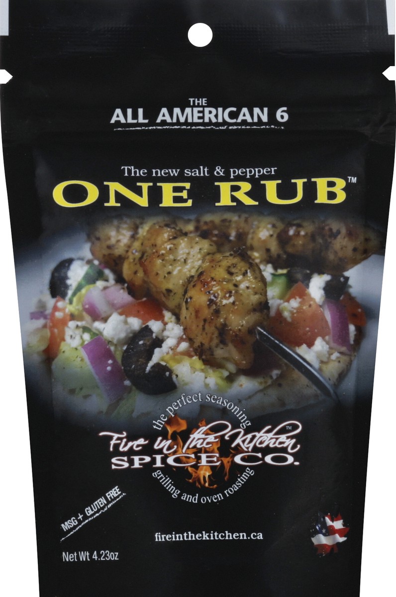 slide 5 of 6, Fire in the Kitchen One Rub, 4.23 oz