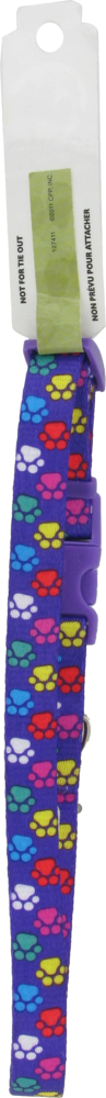 slide 4 of 4, Alliance Purple Paws Small/Medium Dog Collar, 1 ct