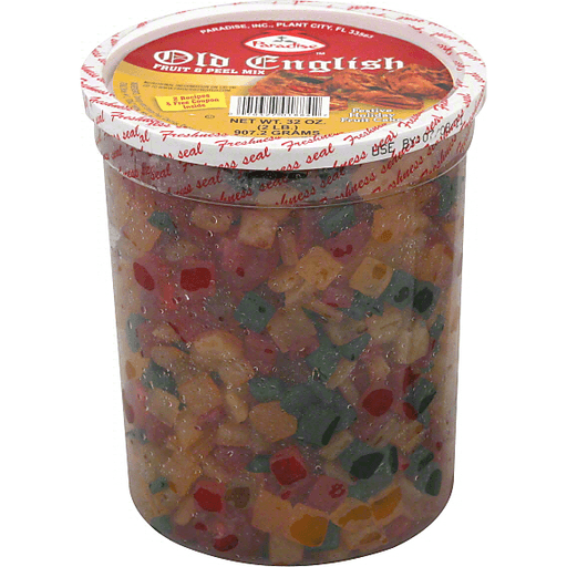 slide 2 of 2, Paradise Fruit & Peel Mix, Old English, 32 oz