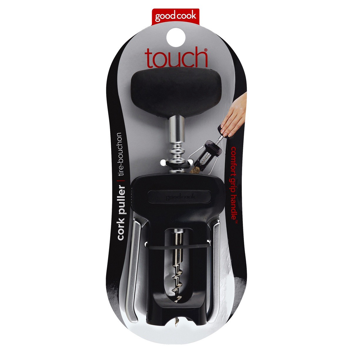 slide 1 of 3, Good Cook Touch Wing Corkscrew, 1 ct