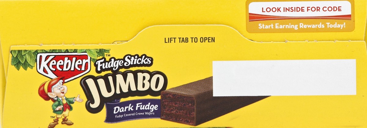 slide 2 of 6, Keebler Original Jumbo Fudge Sticks, 6.6 oz