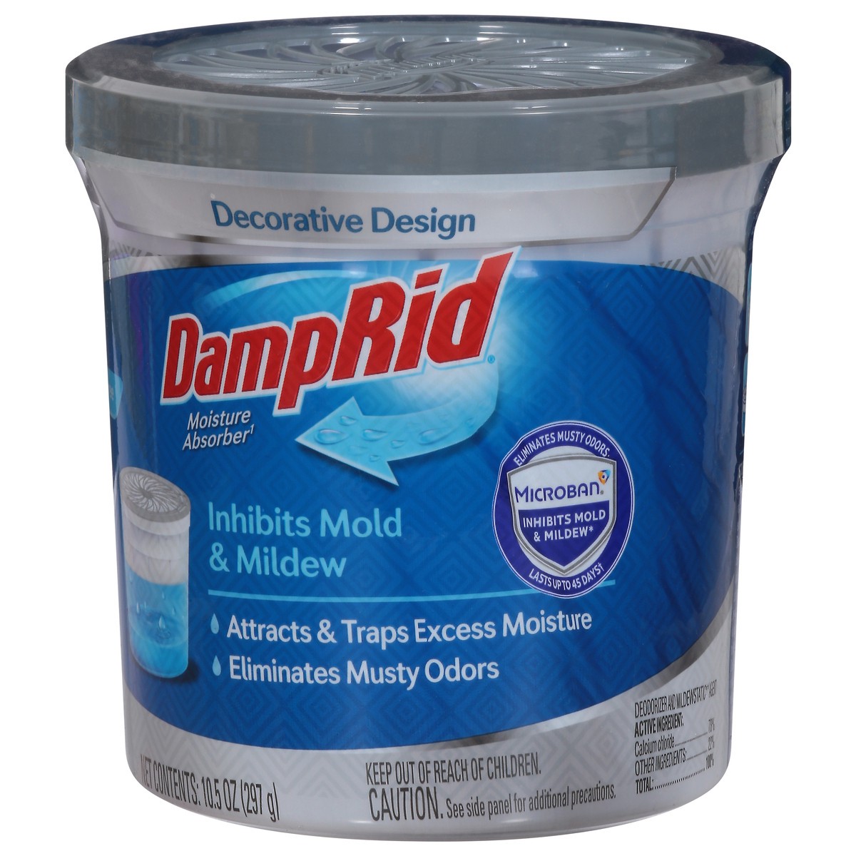 slide 3 of 9, DampRid DAMP RID CUP FRAGRANCE FREE, 10.5 oz