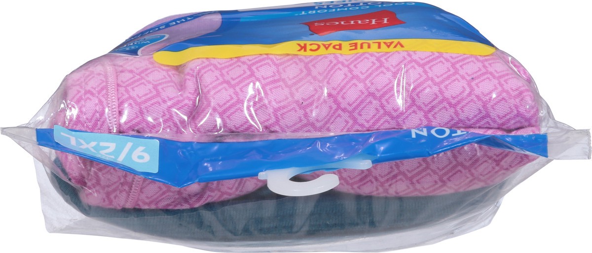 slide 6 of 9, Hanes Tagless Cotton Briefs 9/2XL 5 ea, 5 ct