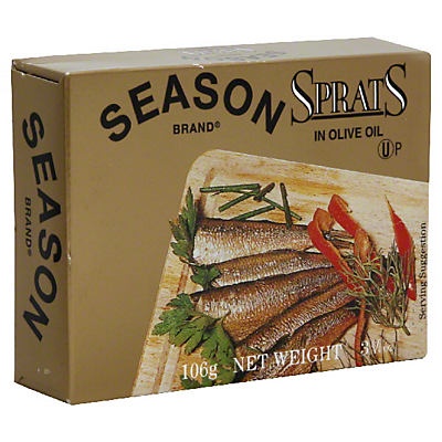 slide 1 of 1, Season Brand Sprats Sardines In Olive Oil, 3.75 oz