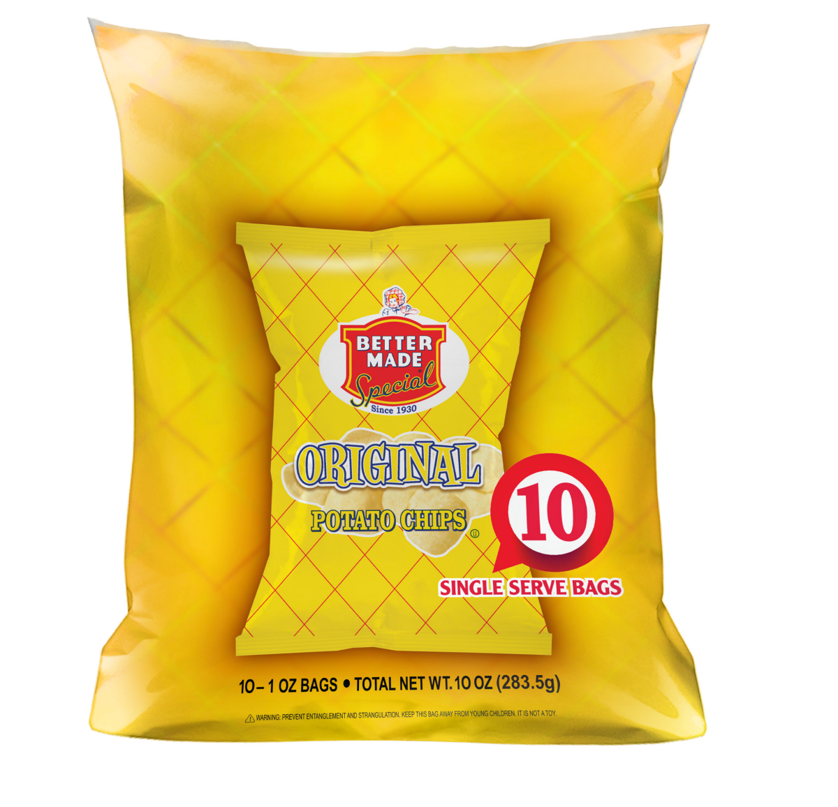 slide 1 of 1, Better Made Original Multi Pack, 10 oz