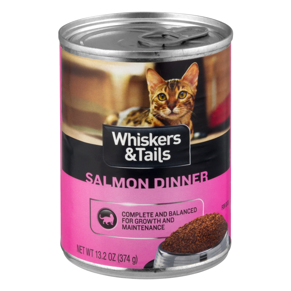 slide 1 of 1, Whiskers & Tails Salmon Dinner for Cats, 13.2 oz