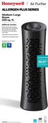 Honeywell Air Purifier 1 ea