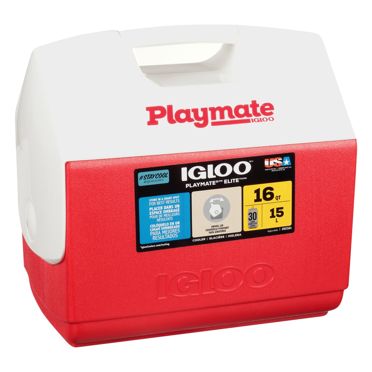 slide 6 of 8, Igloo Playmate Elite 16 Quart Red Cooler 1 ea, 1 ct