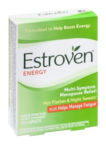 slide 1 of 1, Estroven Menopause Symptom Relief Dietary Supplement Caplets, 40 ct