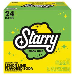 Starry Soda, Lemon Lime Flavored, Caffeine Free
