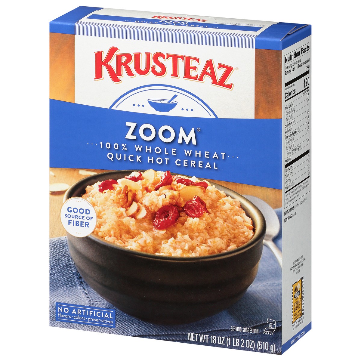 slide 13 of 13, Krusteaz Cereal, 18 oz