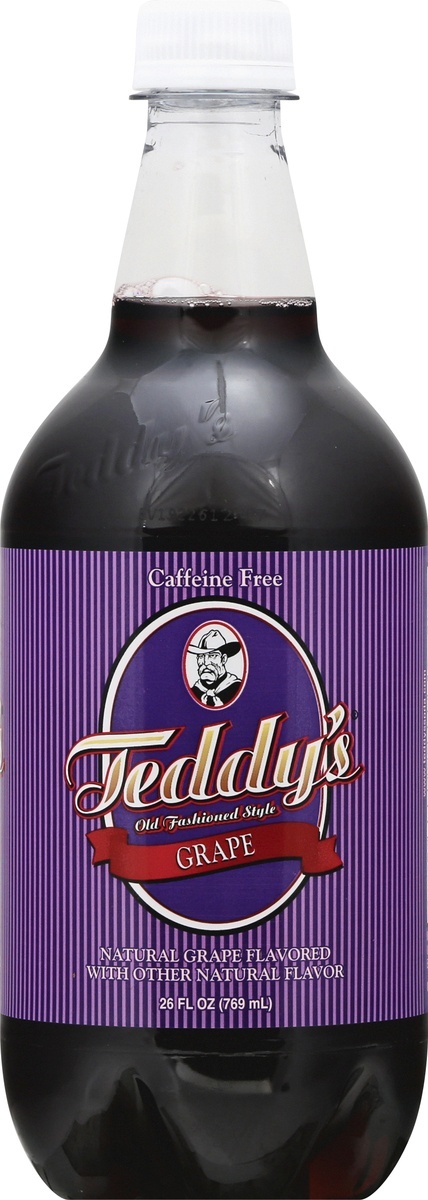 slide 6 of 9, Teddy's Teddys Grape Soda Sngl Serve B, 26 fl oz