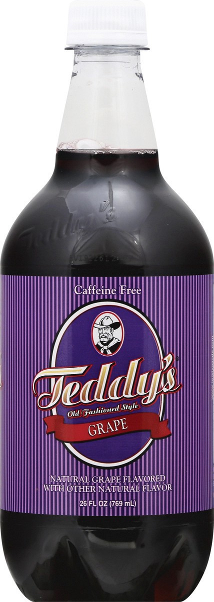 slide 8 of 9, Teddy's Soda Grape - 26 oz, 26 oz