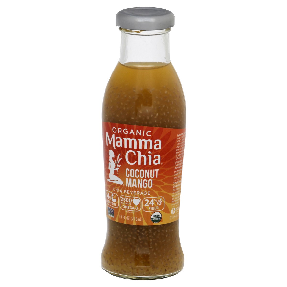 slide 3 of 10, Mamma Chia Organic Vitality Beverage Coconut Mango - 10 Fl. Oz., 10 fl oz