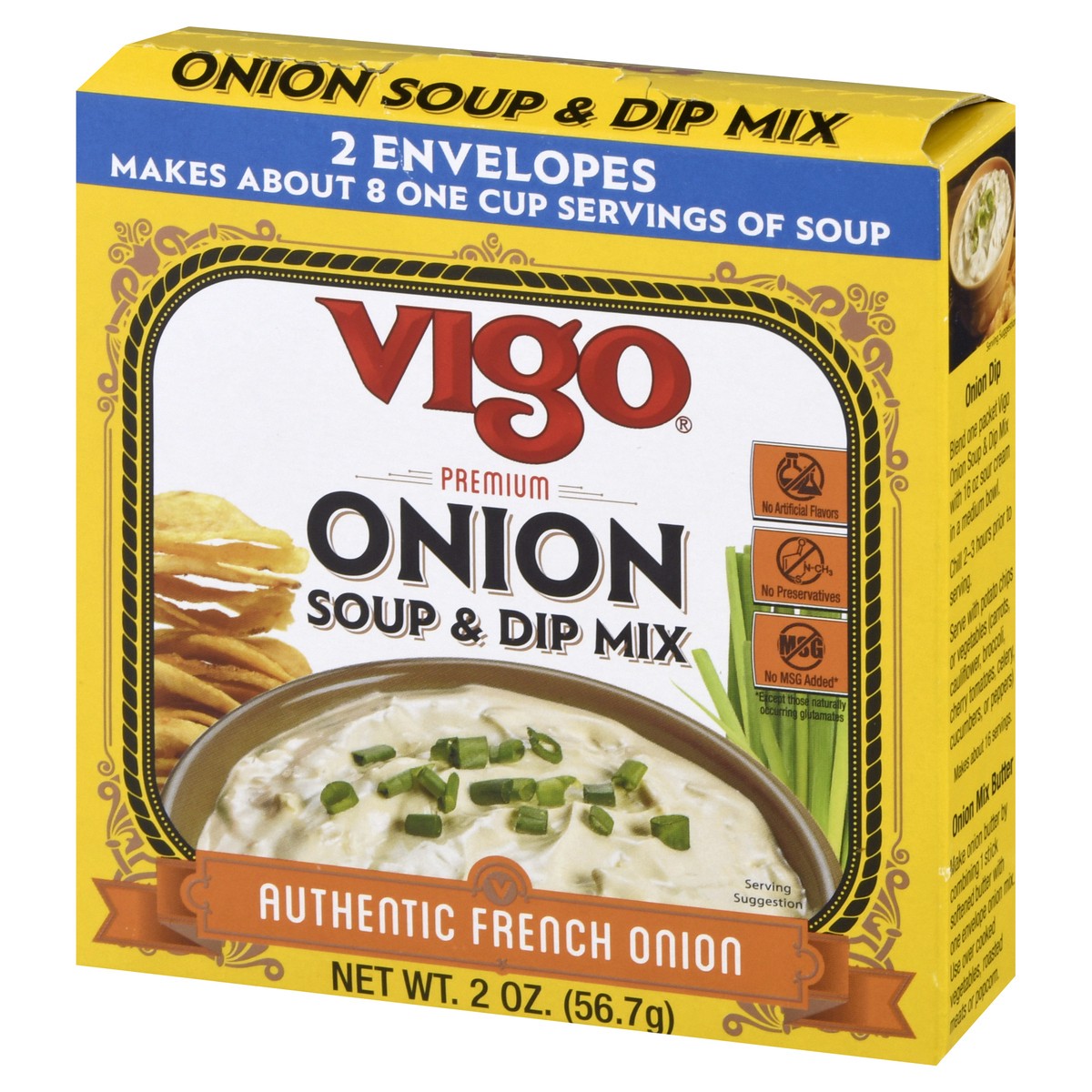 slide 5 of 9, Vigo Premium Authentic French Onion Soup & Dip Mix - 2 ct, 2 ct