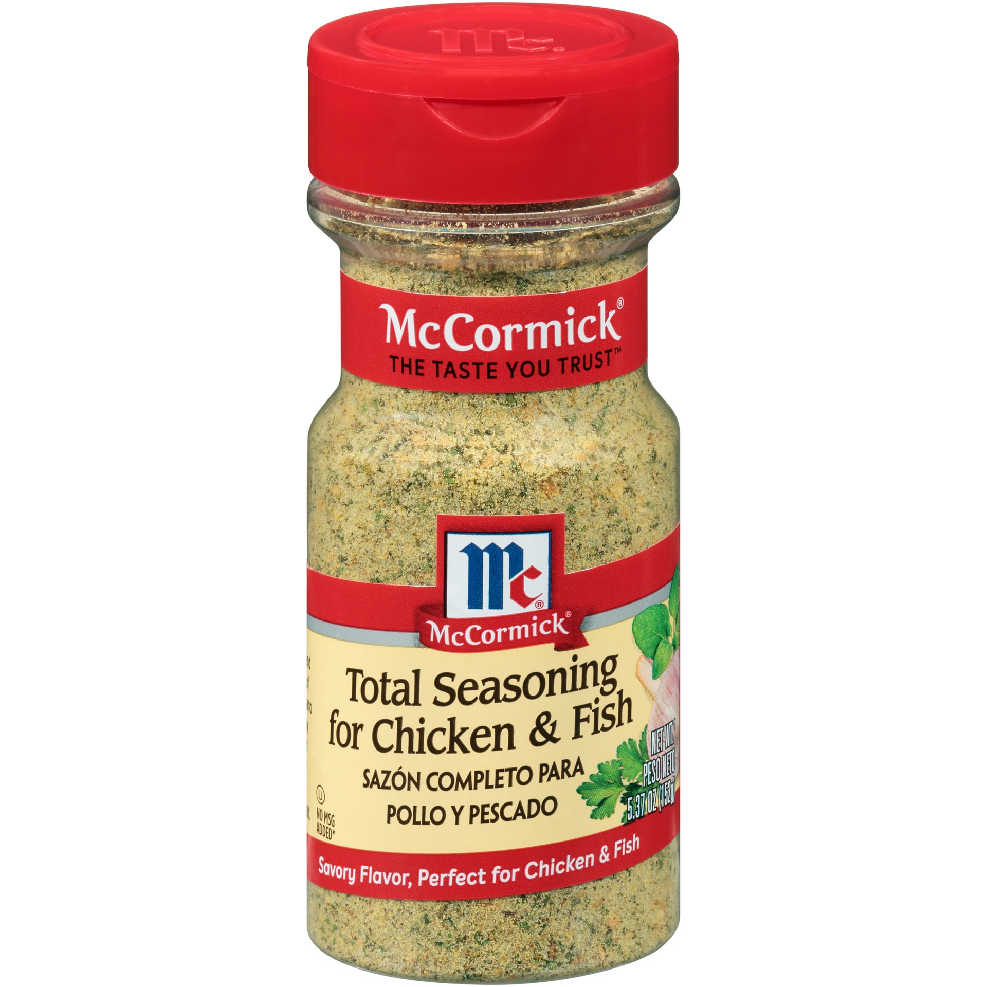 slide 1 of 1, McCormick Total Seasoning For Chicken & Fish, 5.37 oz