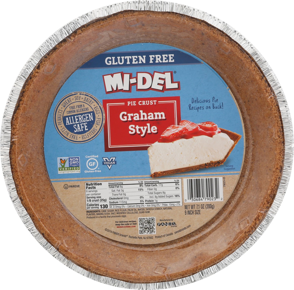 slide 11 of 14, MI-DEL Gluten-Free Pie Crust Graham Style, 7.1 oz