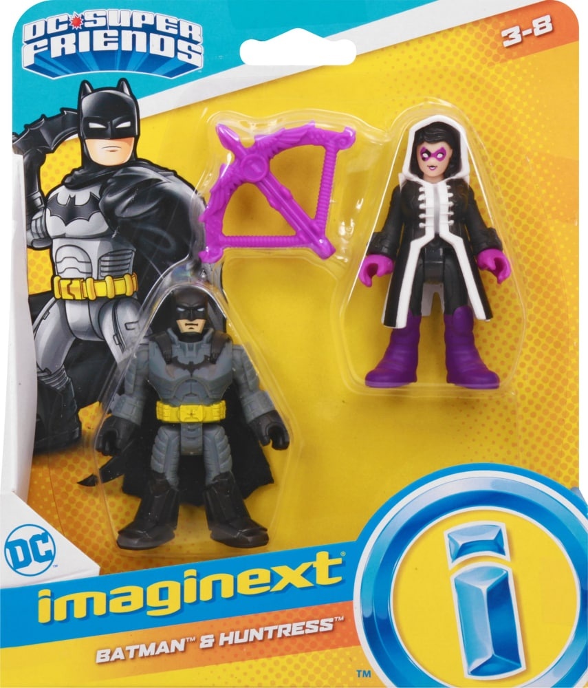 slide 1 of 1, Fisher-Price Imaginext Dc Super Friends Batman & Huntress Figures, 2 ct