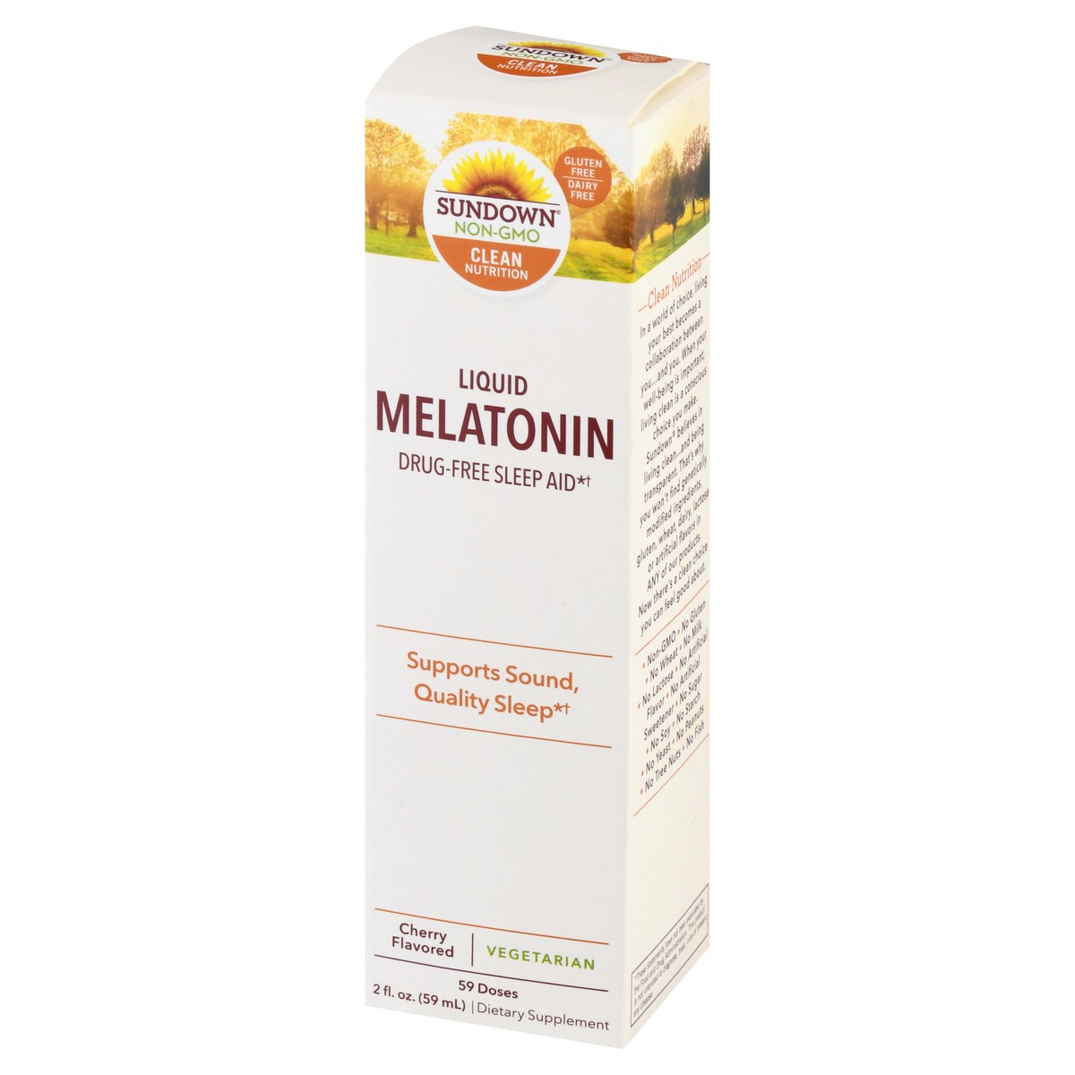 slide 3 of 9, Sundown Naturals Melatonin Liquid, 2 fl oz