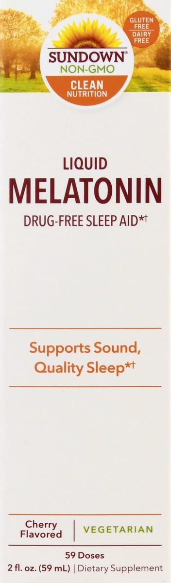 slide 6 of 9, Sundown Naturals Melatonin Liquid, 2 fl oz