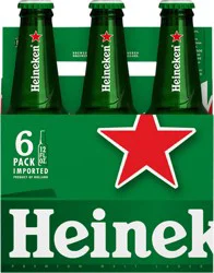 Heineken 6 Pack Original Beer 6 - 12 fl oz Bottles