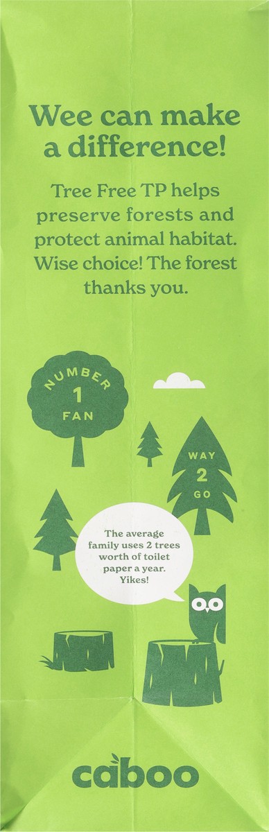 slide 9 of 10, Caboo Bamboo 2 Ply Bath Tissue, 9 ct