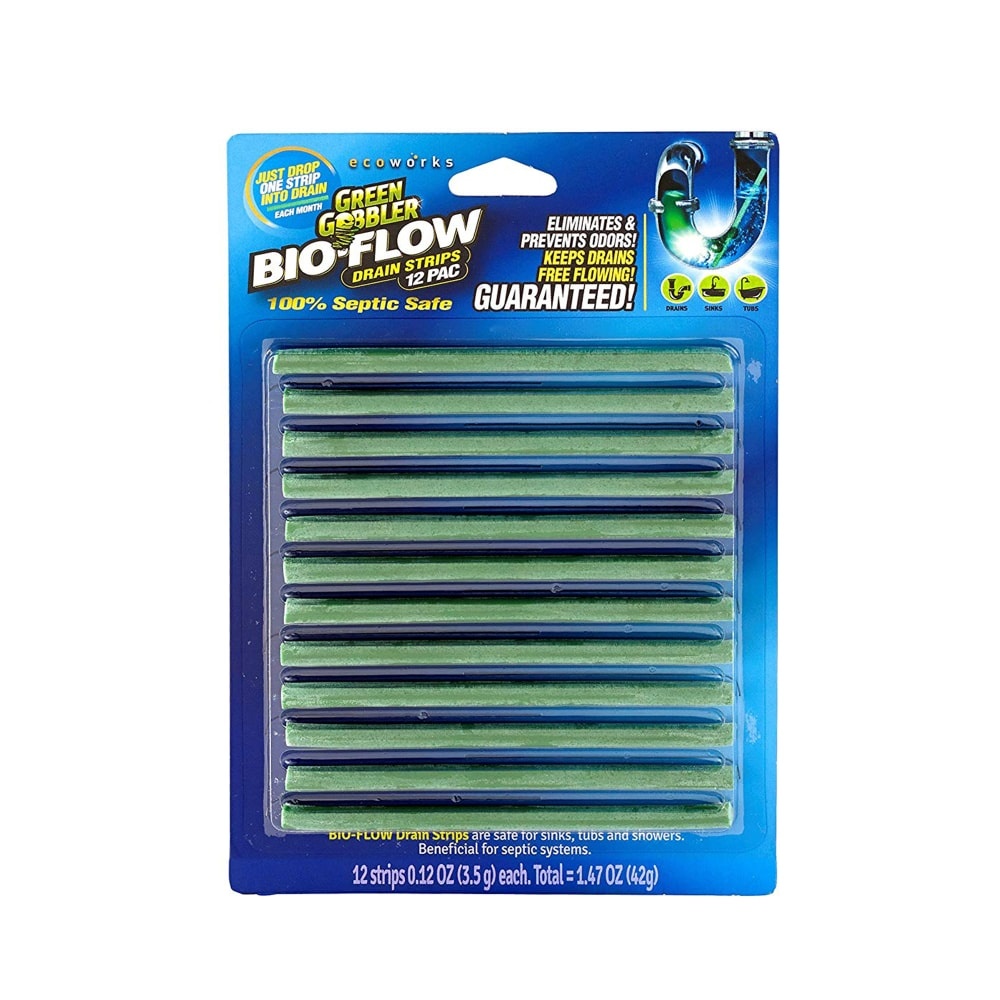 slide 1 of 1, Green Gobbler Bio-Flow Drain Strips, 12 ct