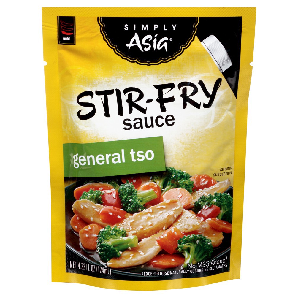 slide 1 of 6, Simply Asia General Tsao Stir-Fry Sauce, 4.2 oz