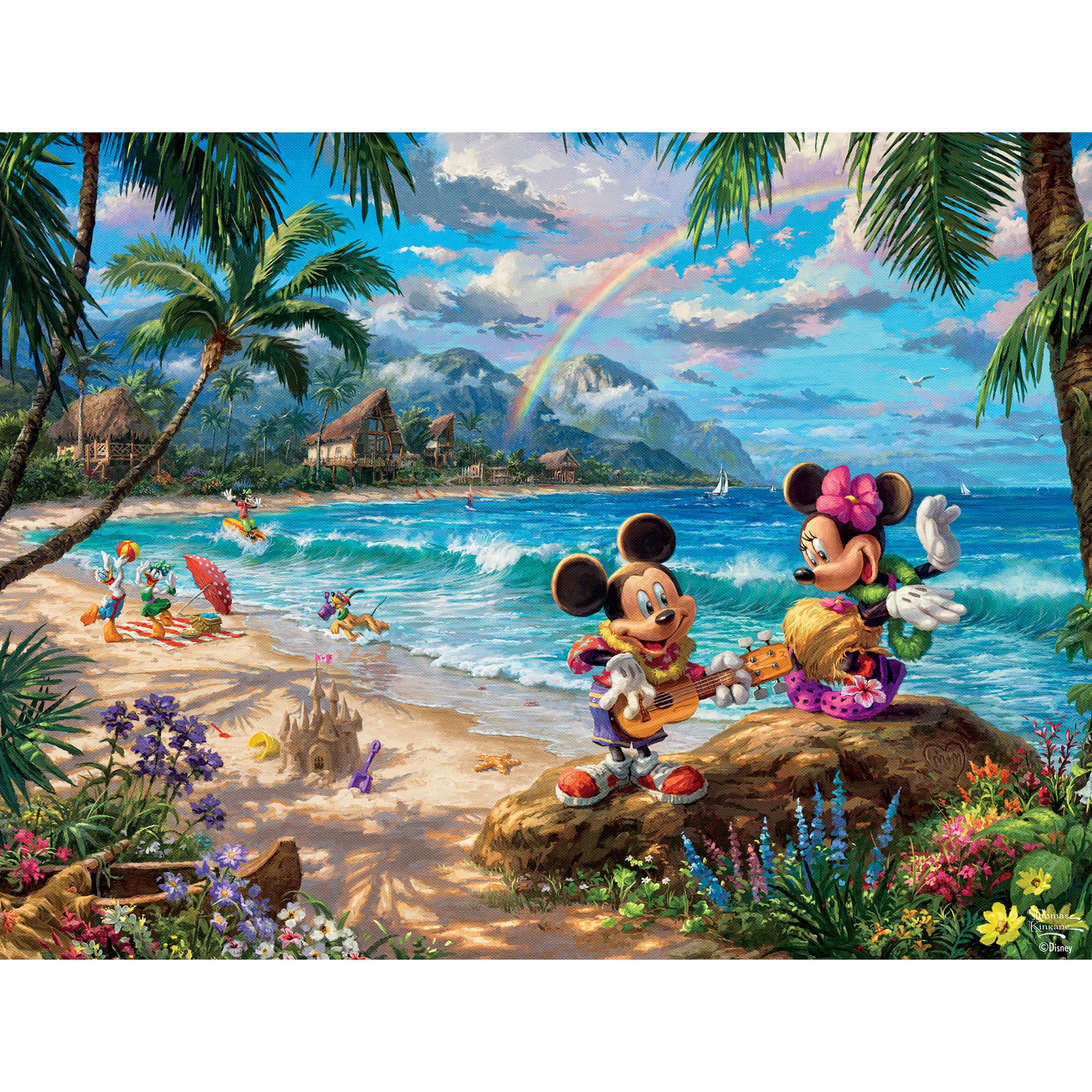 slide 3 of 7, Ceaco Assorted Disney Thomas Kinkade 750-Piece Jigsaw Puzzle, 750 ct