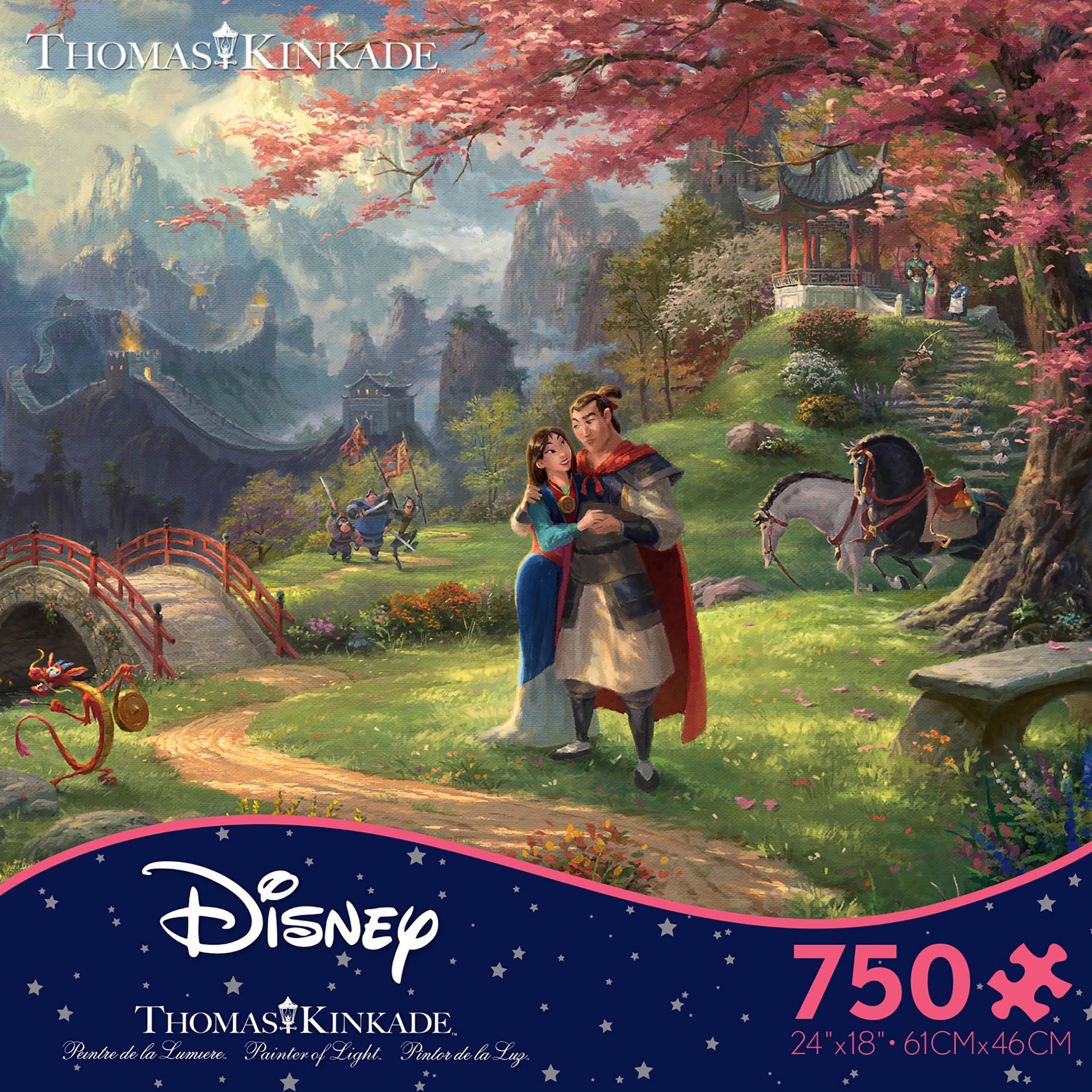 slide 5 of 7, Ceaco Assorted Disney Thomas Kinkade 750-Piece Jigsaw Puzzle, 750 ct