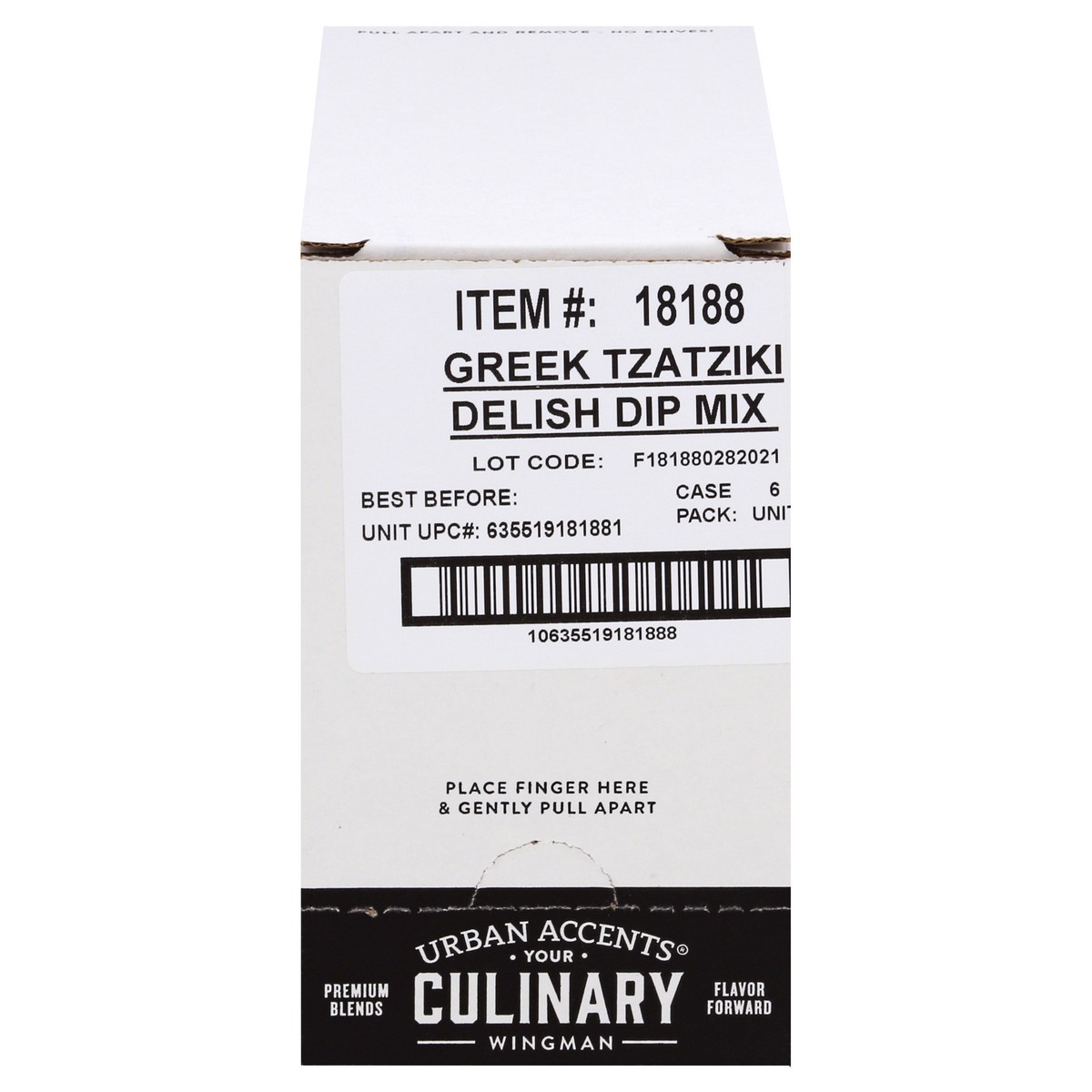 slide 6 of 10, Urban Accents Greek Tzatziki Delish Dip Mix 1 ea, 1 ct