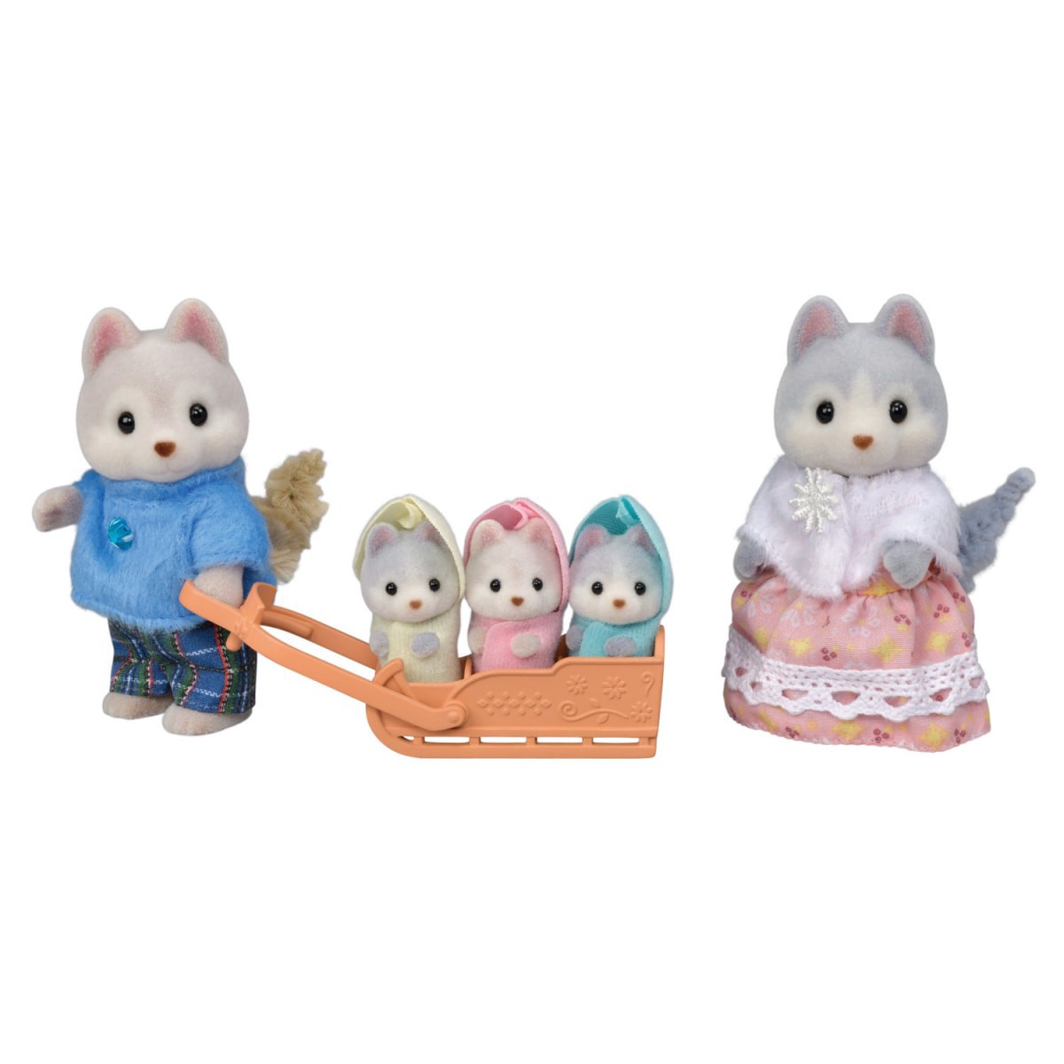 slide 17 of 17, Calico Critters Husky Family Set, 3 ct