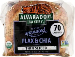Alvarado St. Bakery Sprouted Wheat Flax & Chia Thin Sliced Bread 19 oz