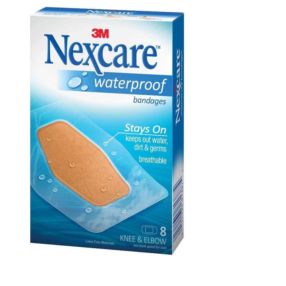 slide 4 of 6, 3M Nexcare Bandages Waterproof Assorted Sizes, 10 ct