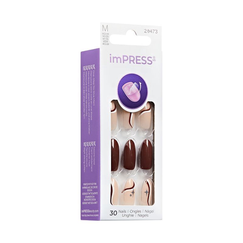 slide 8 of 10, KISS NAIL Ks Impress Nails - Better Me, 1 ct