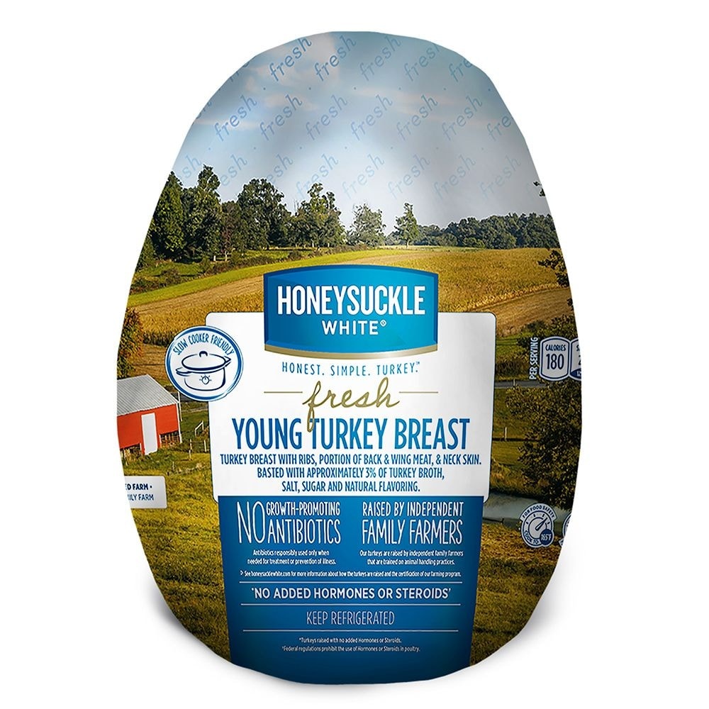 slide 1 of 1, Honeysuckle White Young Fresh Turkey Breast, per lb