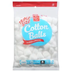 Harris Teeter Hypoallergenic Triple Size Cotton Balls