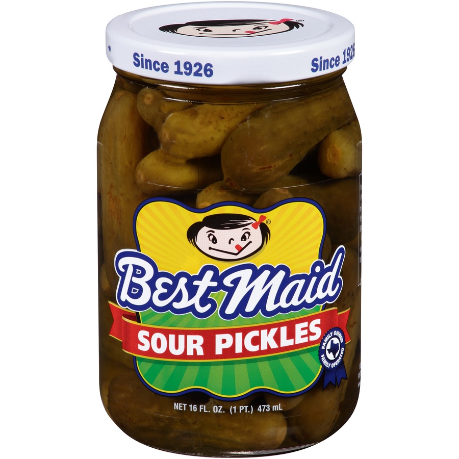 slide 1 of 5, Best Maid Sour Pickles, 16 oz