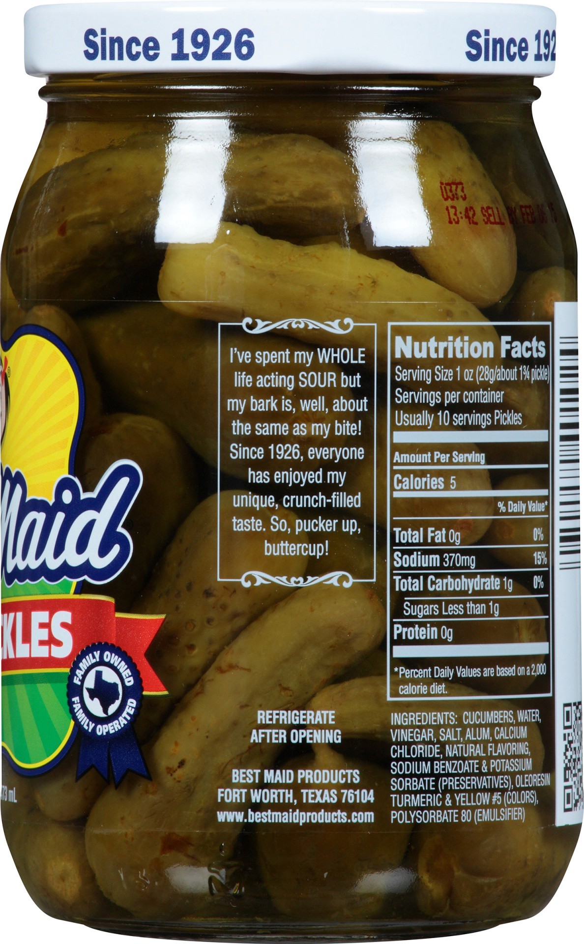 slide 2 of 5, Best Maid Sour Pickles, 16 oz