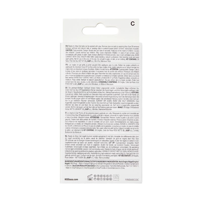 slide 8 of 12, KISS NAIL Kiss Voguish Fantasy Passionable, 1 ct