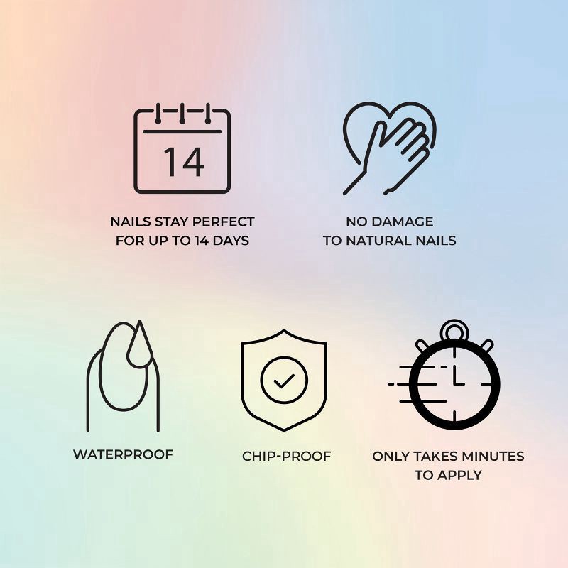 slide 11 of 12, KISS NAIL Kiss Voguish Fantasy Passionable, 1 ct