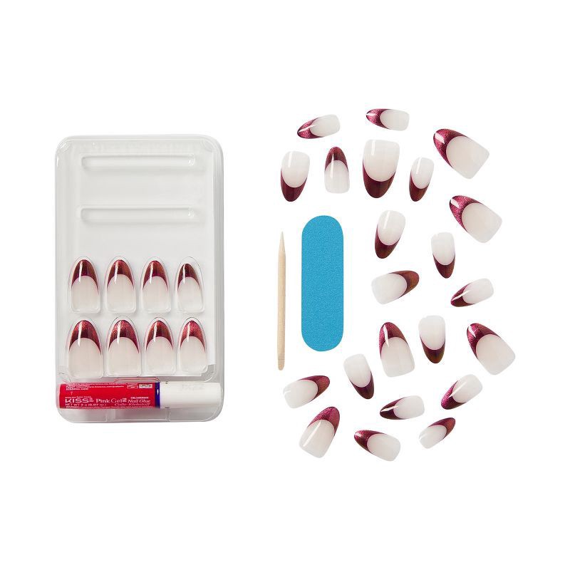 slide 6 of 12, KISS NAIL Kiss Voguish Fantasy Passionable, 1 ct