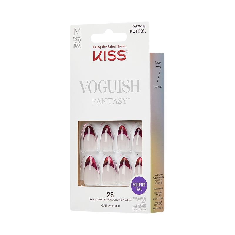 slide 7 of 12, KISS NAIL Kiss Voguish Fantasy Passionable, 1 ct